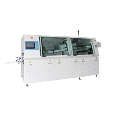 کیفیت  Dual Waves SMT Wave Soldering Oven Automatic With Touch Screen PLC Control کارخانه