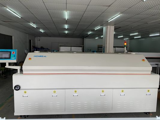 دستگاه سولدرشویی بازپرداخت هوا گرم SMT، فر کاملا اتوماتیک