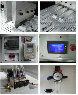 1.5m PCB SMT Stencil Printer Machine با صفحه لمسی قابل تنظیم زاویه تیغه
