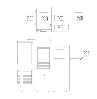 دستگاه بارگذاری PCB کاملا خودکار مکش خلاء برای خط SMT