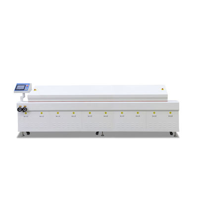 دستگاه لحیم‌کاری رفلاو SMT با 8 ناحیه و کنترل PLC صفحه لمسی