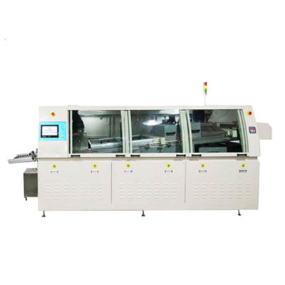 دستگاه جوش دو موج اتوماتیک موج با سرعت تنظیم کنویر 0-1800mm/min