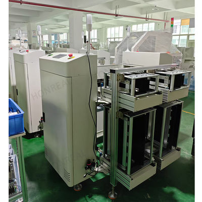 کنترل PLC SMT خودکار PCB Unloader دو راه آهن پس از دستگاه تست AOI