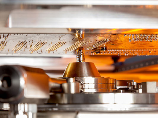 In Line One-Piece Type 2 Modules Selective Wave Soldering Machine HRX-31D Two Independent Pot Selective Solder